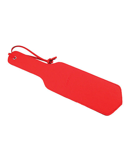 Pagaie en cuir végan Rouge Fetish Play - Rouge