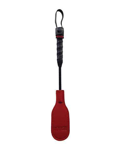 Pagaie Ovale en Cuir Rouge Mini - Rouge
