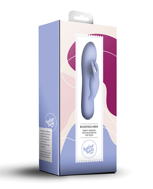 Vibromasseur point G SugarBoo | Vibromasseur lapin Blissful Boo | Vibromasseur clitoridien lilas 10 vitesses | Meilleur vibromasseur pour femme