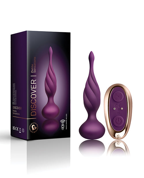 Rocks Off Petite Sensations Découvre le plug avec télécommande - Violet