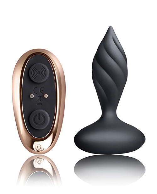 Rocks Off Petite Sensations Desire Plug avec télécommande - Noir
