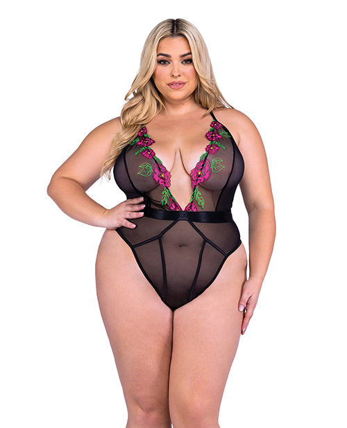 Oso de peluche Peony Paradise - Negro 2X