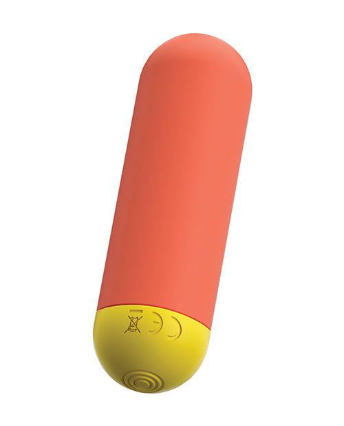 Vibromasseur balle Romp Riot | Petit vibromasseur orange | Vibromasseur clitoridien étanche | Meilleur vibromasseur pour femme