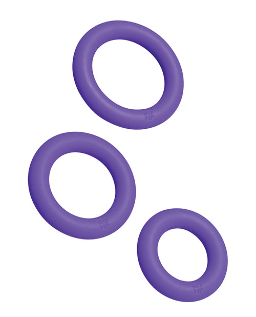 Anneau pénien Romp Remix Trio lot de 3 – Violet