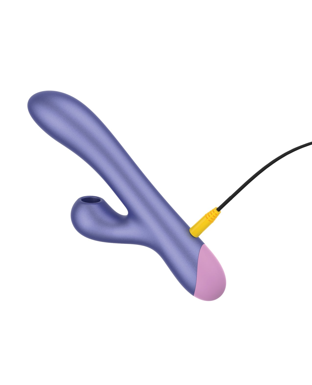 ROMP Pulse Vibrador de conejo de pulso de aire - Morado 3D