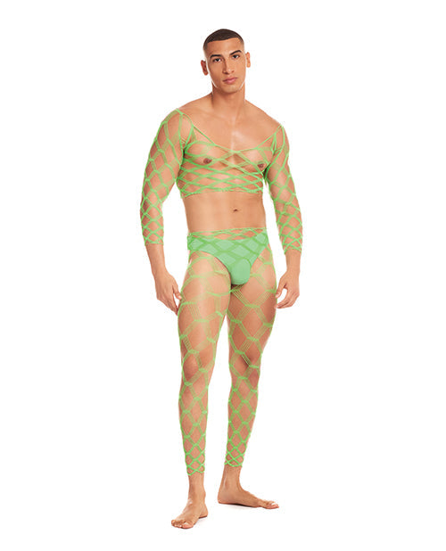 Juego de 3 piezas Rainbow Party Future Mode - Verde S/M