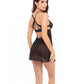 Rene Rofe New in Town Chemise & G-String Black S/M