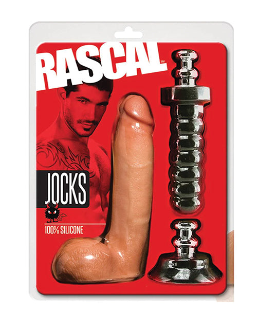 Gros Godemichet de 7 pouces Rascal | Godemichet Réaliste Rammer | Godemichet à Ventouse | Godemichet en Silicone Mains Libres