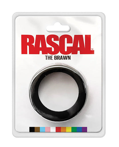Rascal The Brawn Anneau Pénien en Silicone - Noir