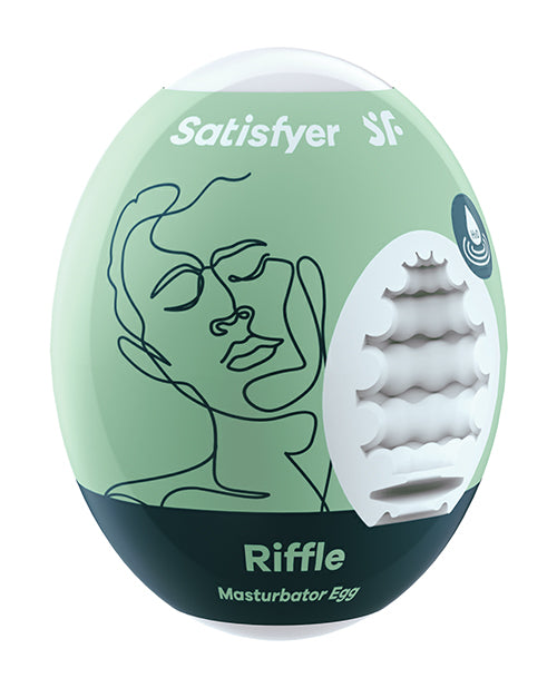 Satisfyer Masturbateur Œuf Riffle - Vert Clair