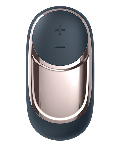 Satisfyer Dark Desire - Bleu foncé/Laiton