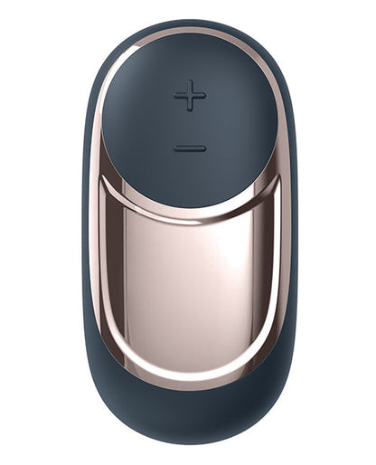 Satisfyer Dark Desire - Bleu foncé/Laiton