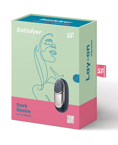 Satisfyer Dark Desire - Bleu foncé/Laiton