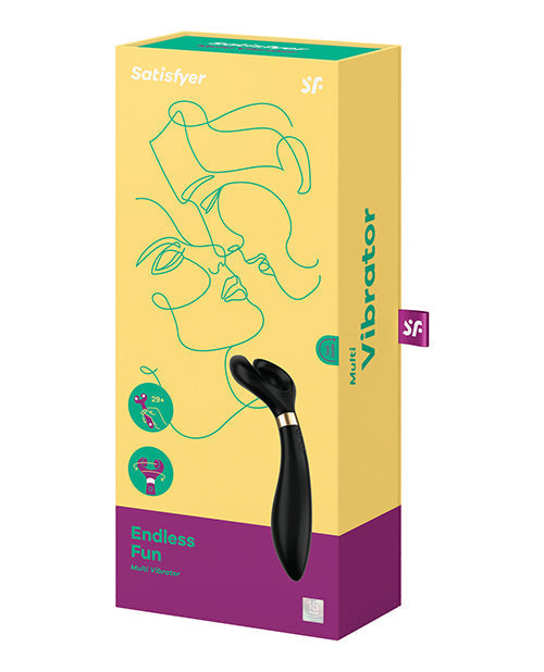 Satisfyer Endless Fun Multi-Vibrateur - Noir