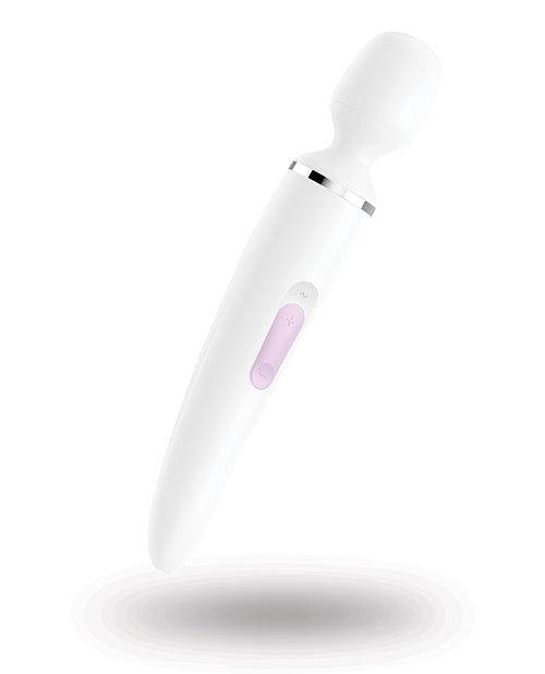 Satisfyer Wand-er Woman - Blanco/Cromado