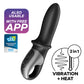 Vibromasseur Bluetooth Satisfyer | Vibromasseur Hot Passion contrôlé par application | Vibromasseur téléphone noir | Meilleur vibromasseur pour femmes