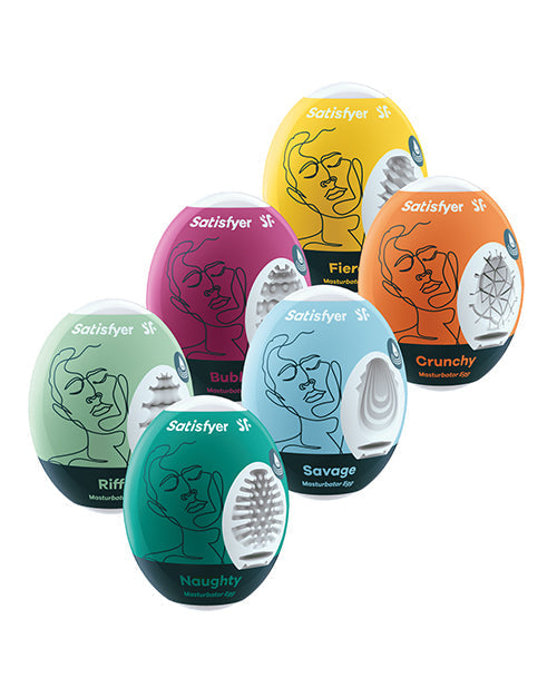 Satisfyer Masturbateur Egg – Lot de 6 – Assortiment
