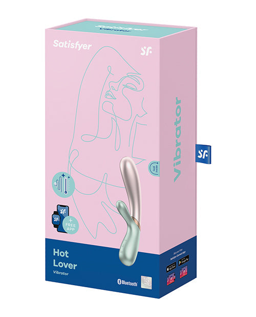 Vibromasseur Bluetooth Satisfyer | Vibromasseur Hot Lover contrôlé par application | Vibromasseur téléphone vert | Meilleur vibromasseur pour femmes