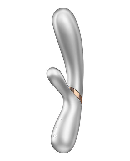 Vibreur connecté Satisfyer | Vibreur point G Hot Lover | Vibreur Bluetooth argenté | Meilleur vibreur pour femme
