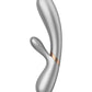 Vibreur connecté Satisfyer | Vibreur point G Hot Lover | Vibreur Bluetooth argenté | Meilleur vibreur pour femme