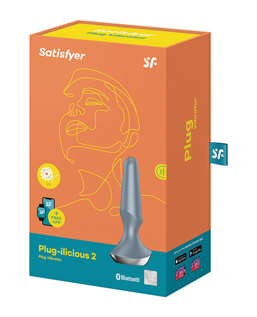 Satisfyer Plug-ilicious 2 - Bleu Glace