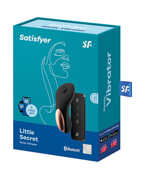Vibromasseur culotte Satisfyer Little Secret - Noir