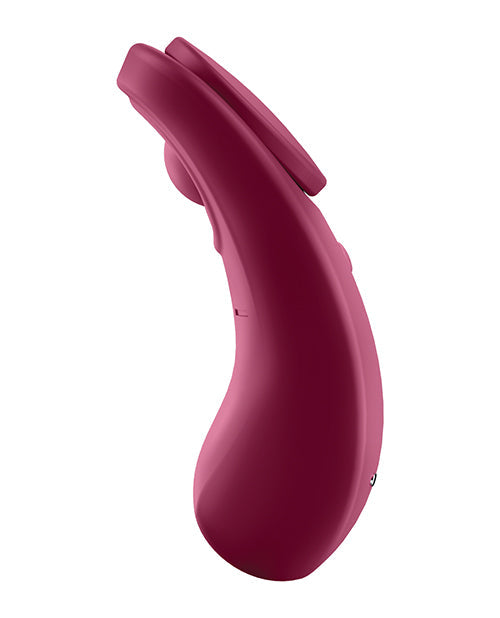 Satisfyer Sexy Secret Vibrador de Braga - Vino Tinto