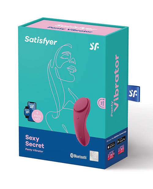 Satisfyer Sexy Secret Vibrador de Braga - Vino Tinto