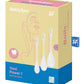 Satisfyer Yoni Power 1 Set de bolas de entrenamiento - Blanco