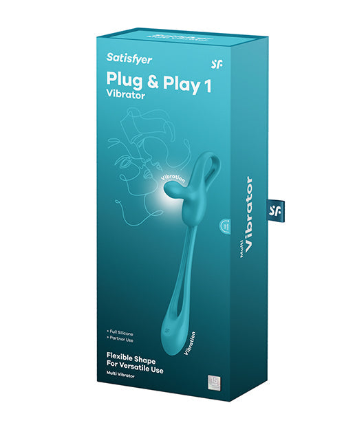 Satisfyer Plug & Play 1 Vibrador - Azul/Verde
