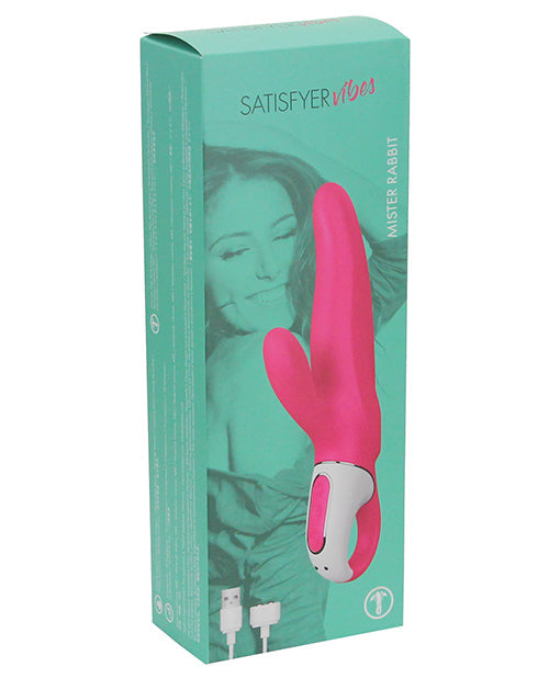 Vibromasseur Satisfyer G-Spot | Vibromasseur Vibes Mr Rabbit | Vibromasseur Clitoridien Étanche Rose | Meilleur Vibromasseur pour Femmes