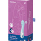 Vibreur Bluetooth Satisfyer | Vibreur à pompe à air contrôlé par application | Vibreur de téléphone bleu 5+ | Meilleur vibreur pour femme