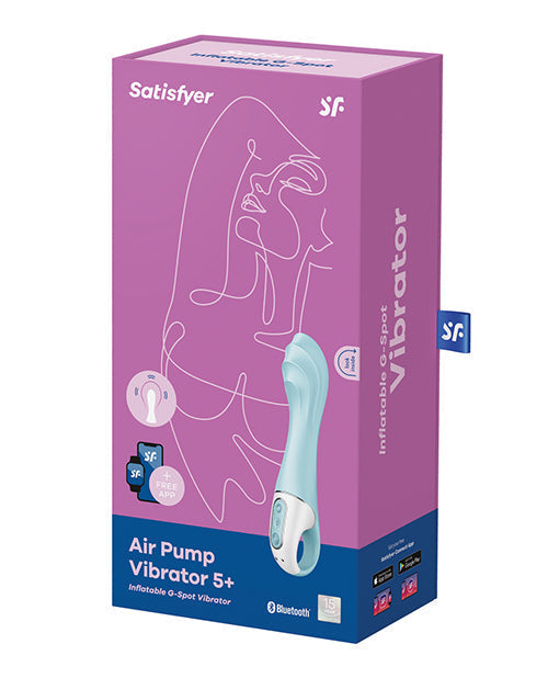 Vibreur Bluetooth Satisfyer | Vibreur à pompe à air contrôlé par application | Vibreur de téléphone bleu 5+ | Meilleur vibreur pour femme