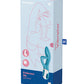 Vibromasseur point G Satisfyer | Vibromasseur Rabbit Embrace Me | Vibromasseur clitoridien turquoise 144x | Meilleur vibromasseur pour femme
