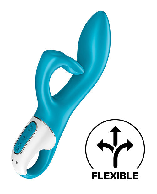 Vibromasseur point G Satisfyer | Vibromasseur Rabbit Embrace Me | Vibromasseur clitoridien turquoise 144x | Meilleur vibromasseur pour femme