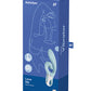 Vibreur Lapin Satisfyer | Vibreur point G Love Me | Vibreur Clitoridien Bleu | Meilleur Vibreur pour Femme