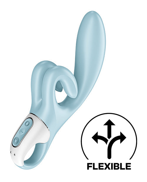 Vibromasseur Satisfyer Rabbit | Vibromasseur Point G Touch Me | Vibromasseur Clitoridien Étanche Bleu | Meilleur Vibromasseur pour Femme
