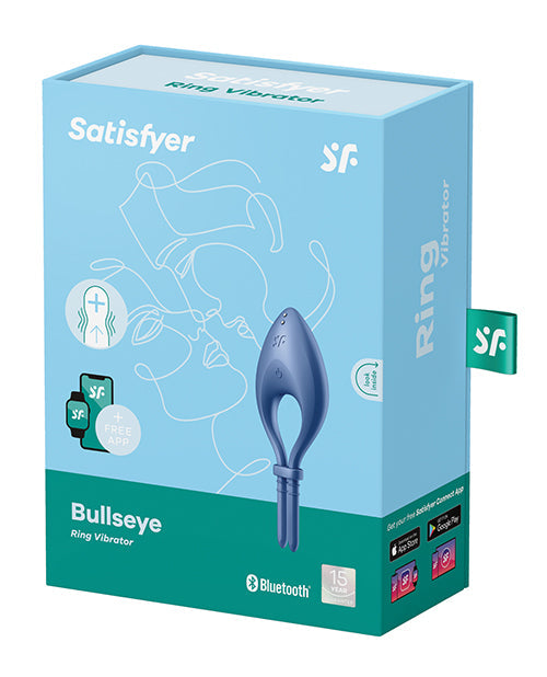 Anneau vibrant Satisfyer Bullseye – Bleu