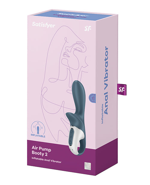 Satisfyer Air Pump Booty 2 - Gris foncé