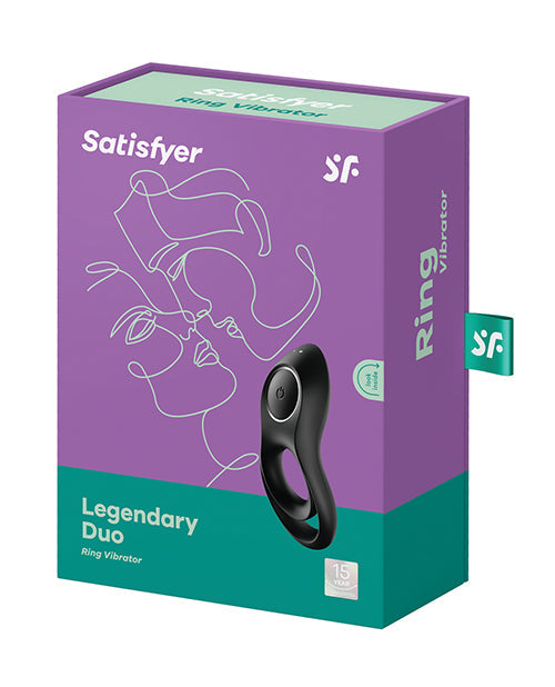 Satisfyer Legendary Duo Anneau Vibrateur - Noir