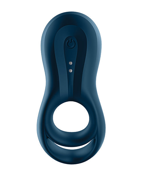 Anneau vibrant Satisfyer Epic Duo - Bleu foncé
