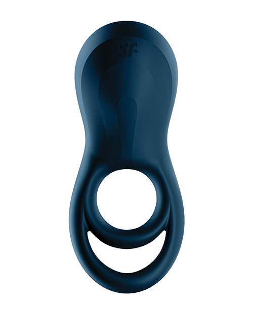 Anneau vibrant Satisfyer Epic Duo - Bleu foncé