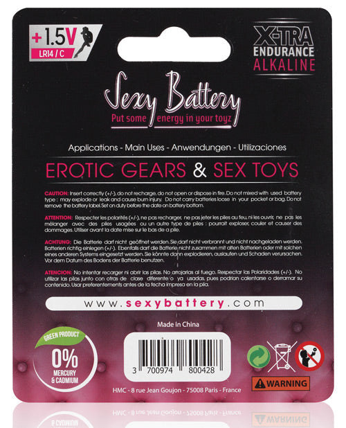 Sexy Battery C - Caja de 10 paquetes de dos