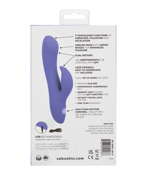 Vibreur connecté contrôlé par application | Double stimulateur vibrant point G | Vibrateur clitoridien étanche | Meilleur vibreur pour femmes
