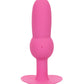 First Time Vibrating Beaded Anal Probe - Pink