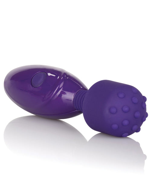 Minivibrador de varita Tiny Teasers | Vibrador de punto G con nudos de 3 velocidades | Vibrador de clítoris morado a prueba de agua | Mejor vibrador para mujeres