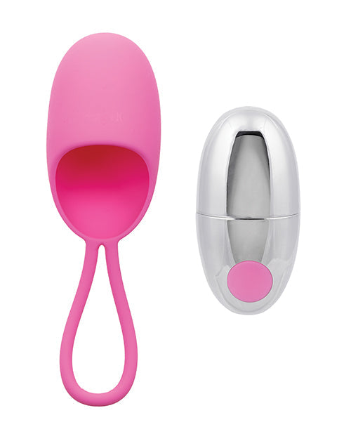 Stimulateur Turbo Buzz Bullet avec manchon en silicone amovible – Rose