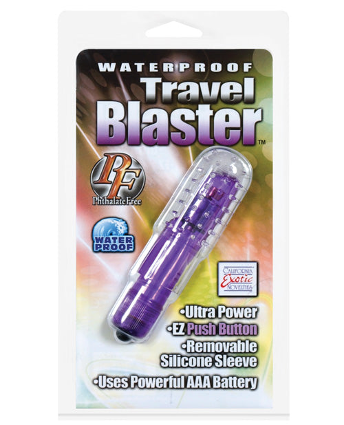 Travel Blaster avec étui en silicone étanche - Violet