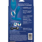 Plaisir vibrant en silicone avec télécommande - Bleu