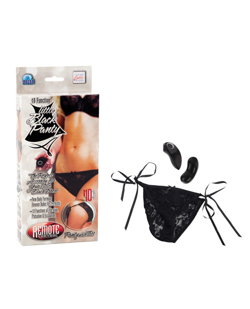 Bragas negras pequeñas con control remoto de conejo - 10 funciones